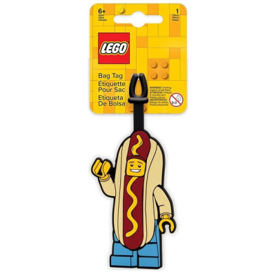 LEGO jmenovka na zavazadlo - Iconic Hot Dog