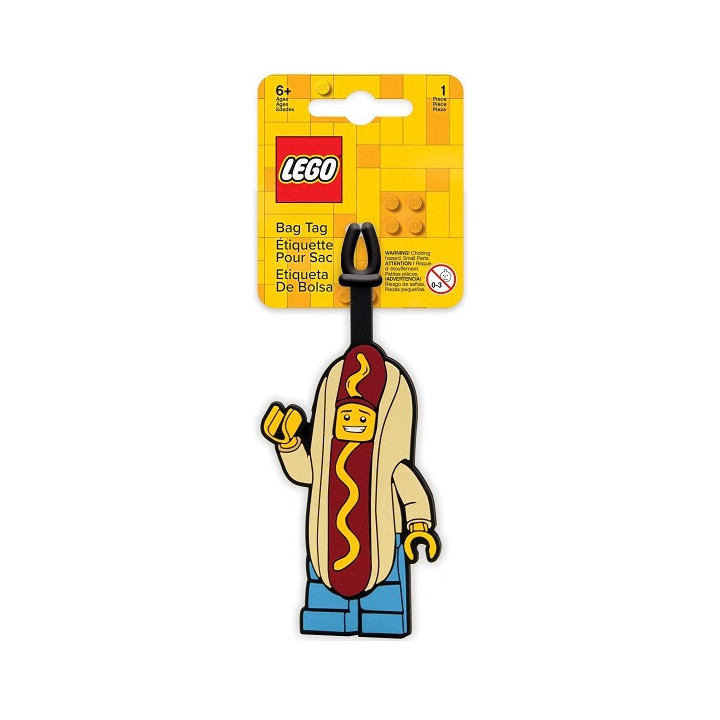 LEGO jmenovka na zavazadlo - Iconic Hot Dog