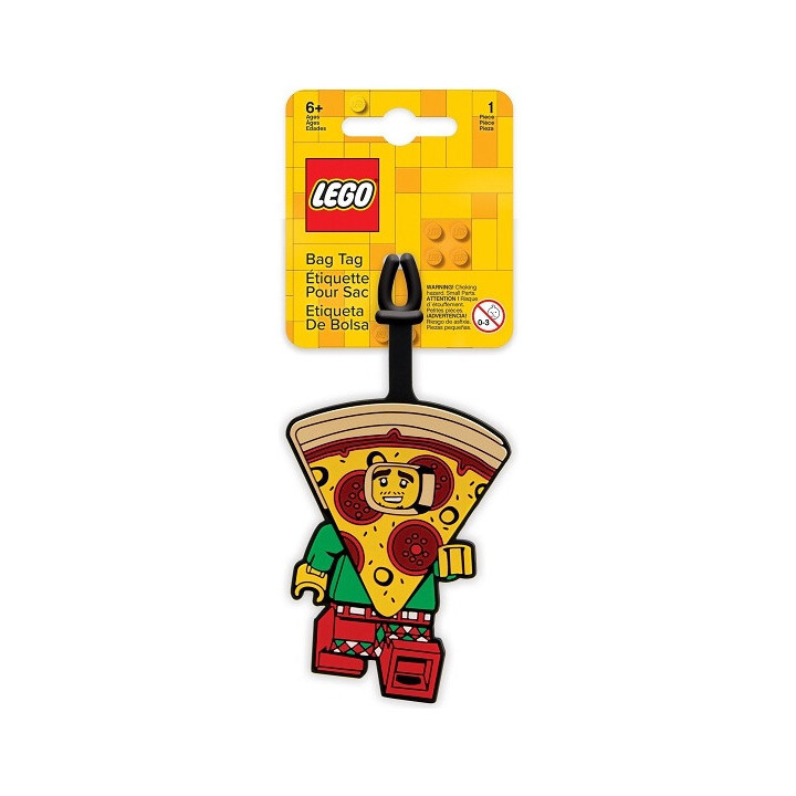 LEGO jmenovka na zavazadlo - Iconic Pizza