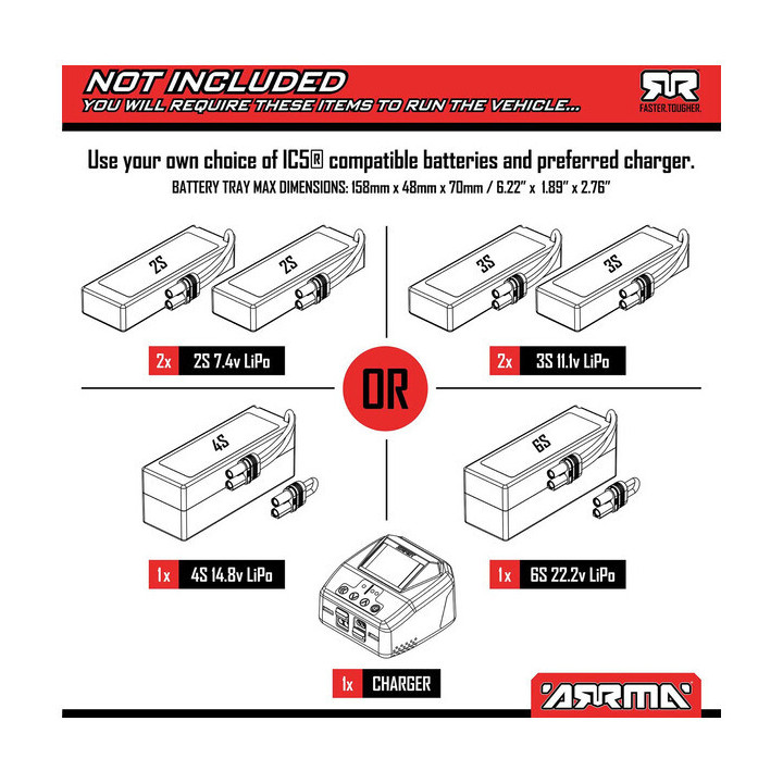 Arrma Mojave 6S BLX 1:7 4WD RTR žlutá