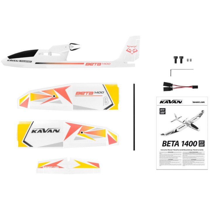 KAVAN Beta 1400 RTF - červená