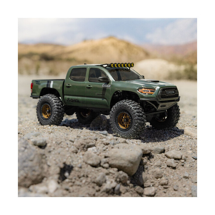 Axial SCX30 Toyota Tacoma TRD Pro Extreme 1:30 4WD RTR zelený