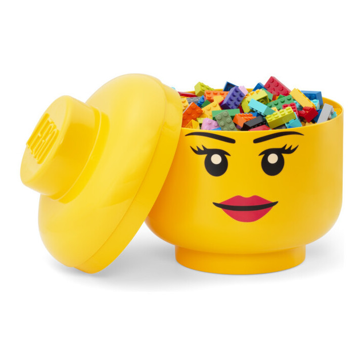 LEGO úložná hlava veká – Skeleton