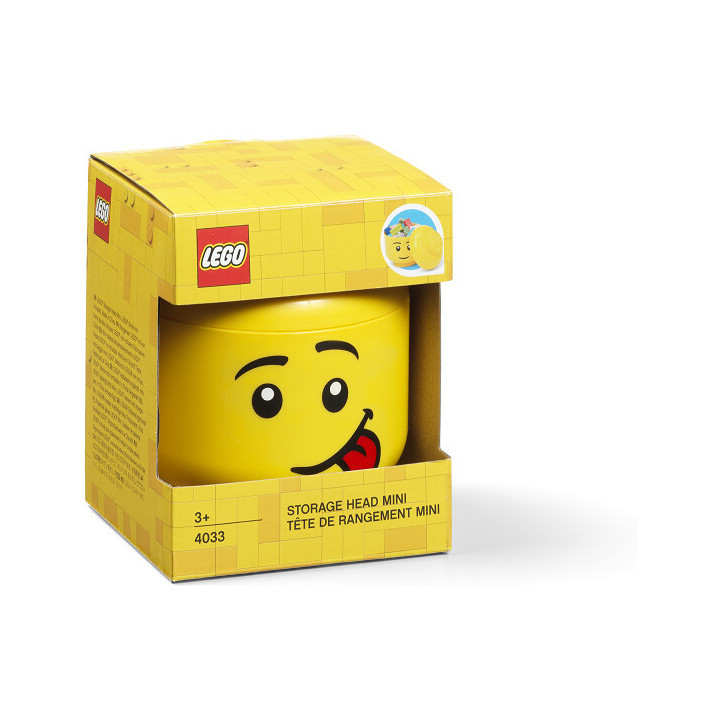 LEGO úložná hlava mini - šťastný chlapec