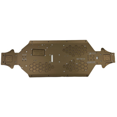 S35-5 Series odlehčené hlavní plato podvozku z hliníku AL7075 (standardní) (hřídel 115 mm)
