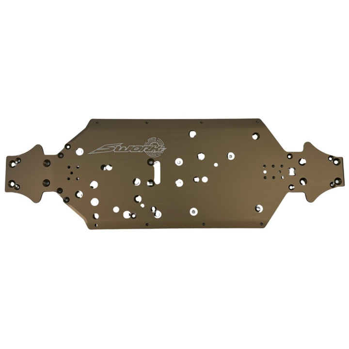 S35-5 Series odlehčené hlavní plato podvozku z hliníku AL7075 (standardní) (hřídel 115 mm)