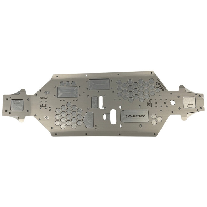Performance S35-5 Series odlehčené plato podvozku AL7075 (prodloužené) (hřídel 115 mm)