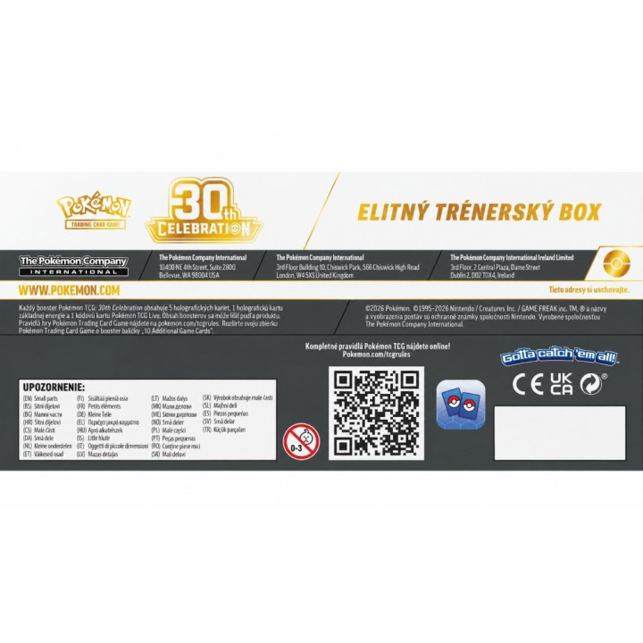 Pokémon 30th Celebration Elite Trainer Box | RCsvet