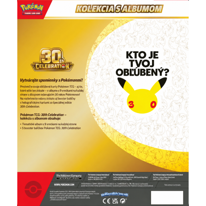 Pokémon 30th Celebration Binder Collection | RCsvet