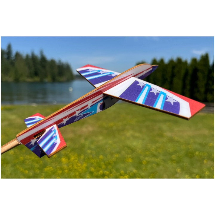 Stick plane - Extra 300 Modrá