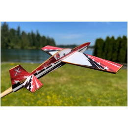 Stick plane - Extra 300 Červená