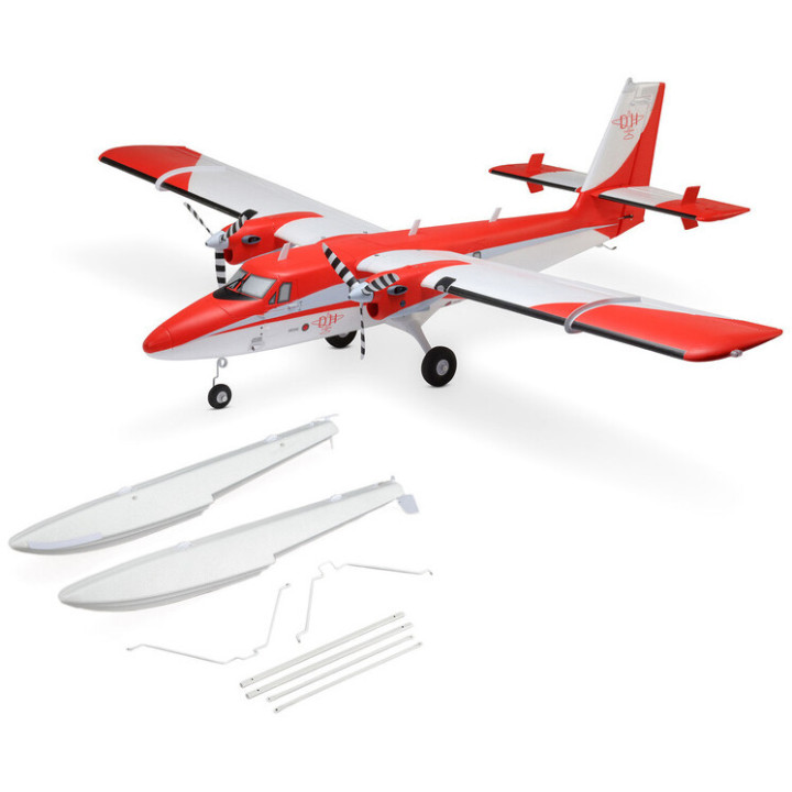 E-flite DHC-6 Twin Otter 1.4m PNP, plováky