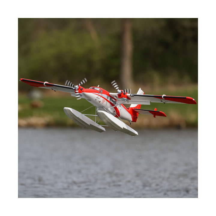E-flite DHC-6 Twin Otter 1.4m PNP, plováky