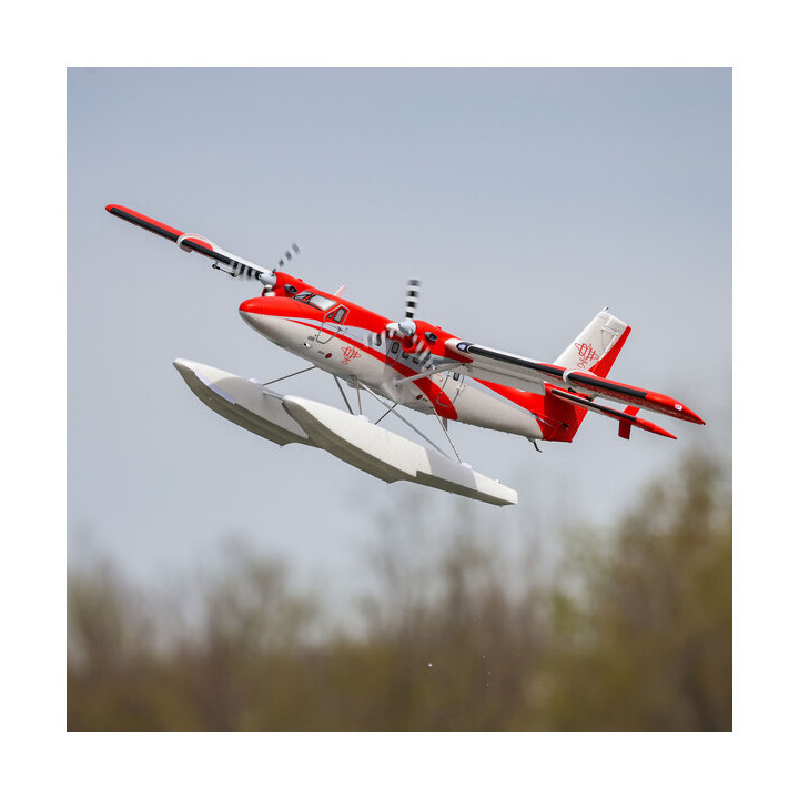 E-flite DHC-6 Twin Otter 1.4m PNP, plováky