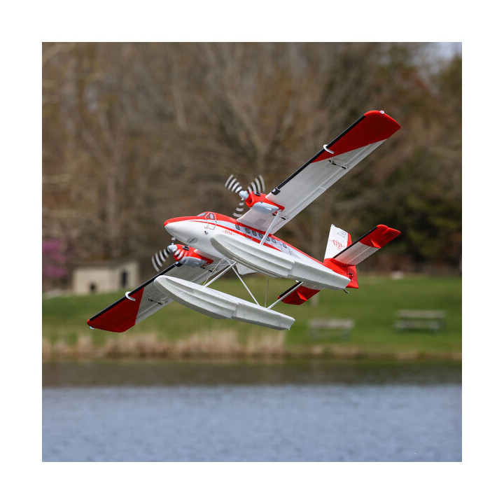 E-flite DHC-6 Twin Otter 1.4m PNP, plováky