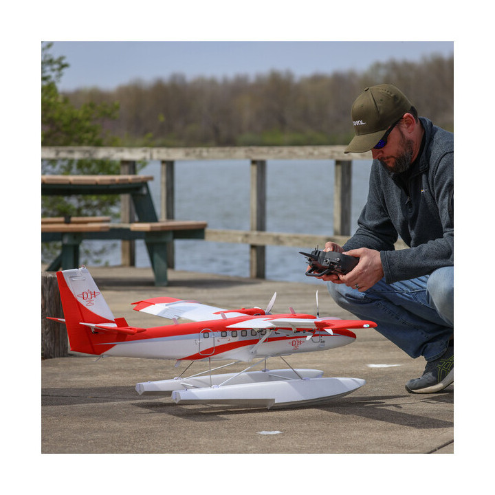 E-flite DHC-6 Twin Otter 1.4m PNP, plováky
