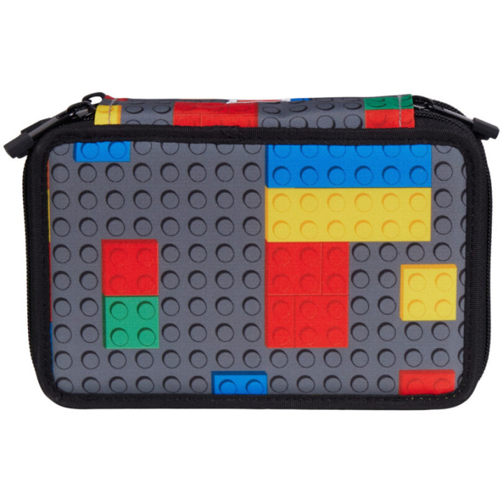 LEGO školní pouzdro 3 patrové - Colorful Bricks