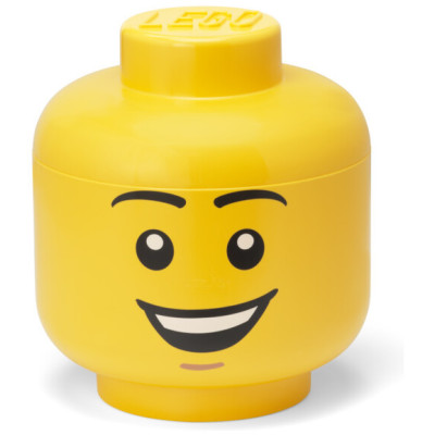 LEGO úložná hlava mini - šťastný chlapec