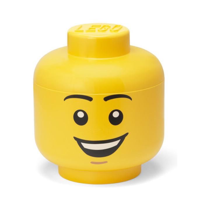 LEGO úložná hlava mini - šťastný chlapec