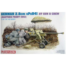 Model Kit figurky 6056 - GER.2.8cm SPZB41 AT GUN w/CREW (1:35)