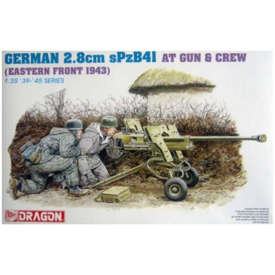 Model Kit figurky 6056 - GER.2.8cm SPZB41 AT GUN w/CREW (1:35)