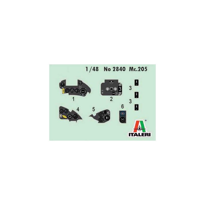 Model Kit letadlo 2840 - MC.202 Folgore (1:48)