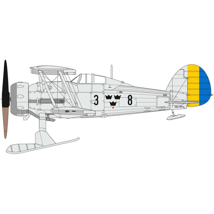 Classic Kit letadla A40004 - Swedish Air Force 100th Anniversary Set (Multi Pack) (1:72)