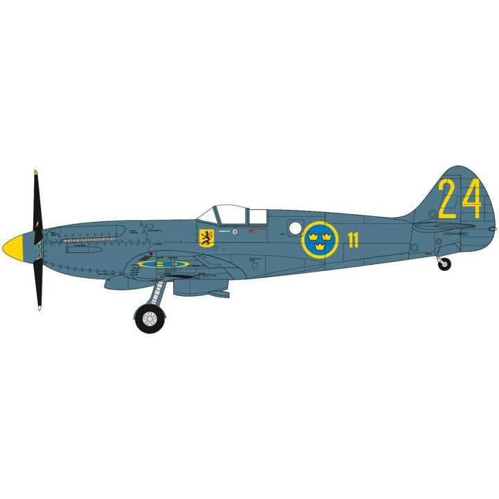 Classic Kit letadla A40004 - Swedish Air Force 100th Anniversary Set (Multi Pack) (1:72)