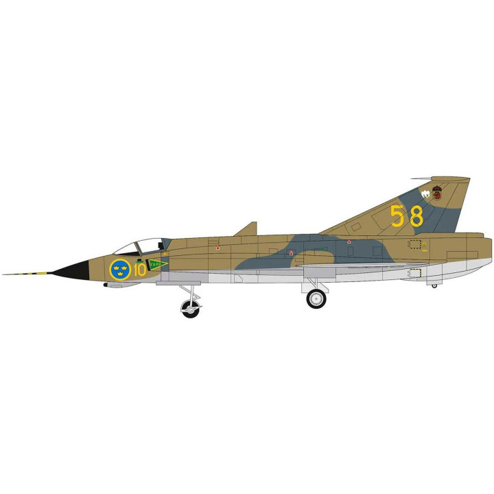 Classic Kit letadla A40004 - Swedish Air Force 100th Anniversary Set (Multi Pack) (1:72)