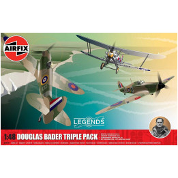 Classic Kit letadla A40101 - Legends - Douglas Bader (Triple Pack) (1:48)