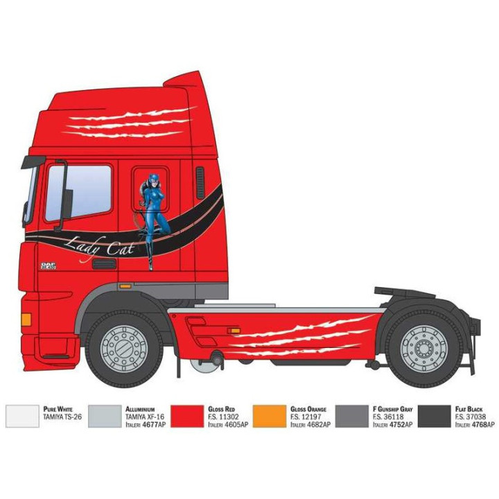 Model Kit truck 93834 - DAF XF 95 Super Space Cab (1:24)