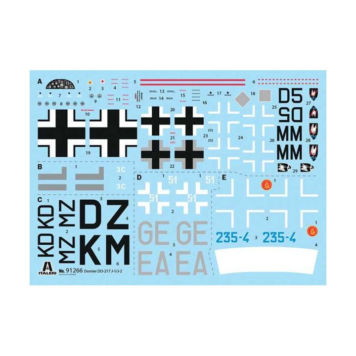 Model Kit letadlo 91266 - Dornier Do 217 J1/J2 Nachtjäger (1:72)