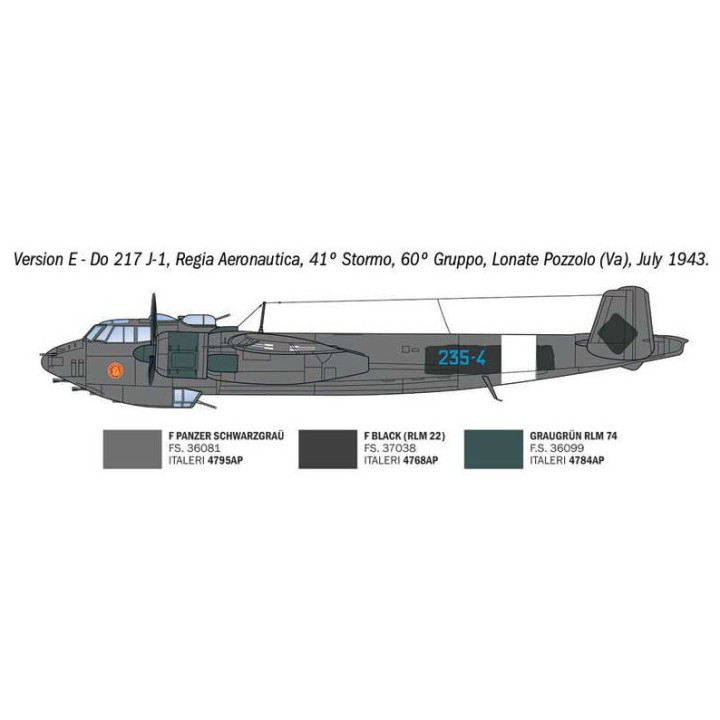 Model Kit letadlo 91266 - Dornier Do 217 J1/J2 Nachtjäger (1:72)