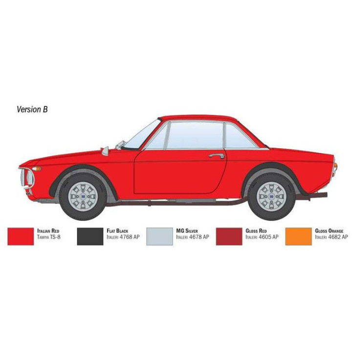 Model Kit auto 3619 - Lancia Fulvia coupé 1.6 HF "Fanalone" (1:24)