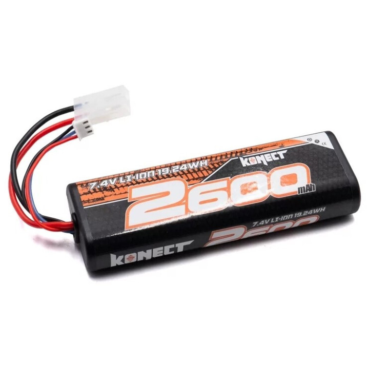 Li-Ion sada 7.4V 2600mA s konektorem Tamiya