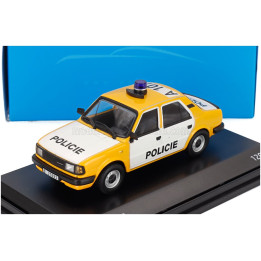 ABREX ŠKODA 120L POLICIE 1984 - YELLOW WHITE 1/43