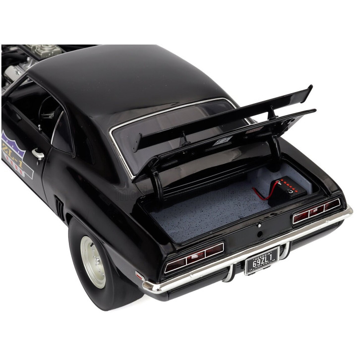ACME MODELS CHEVROLET CAMARO ZL-1 DRAG OUTLAWS 1969 - BLACK 1/18