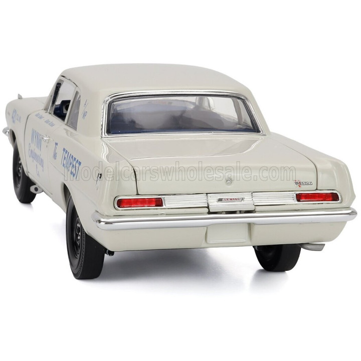 ACME MODELS PONTIAC TEMPEST SUPER DUTY WYNN ENGINEERING RACING 1963 - WHITE 1/18