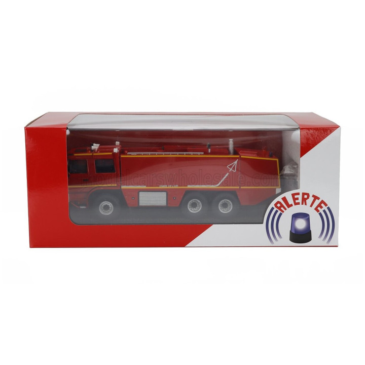 ALERTE RENAULT VMA 10 SIDES TANKER TRUCK AEROPORT CCI MARSEILLE PROVENCE 3-ASSI 2012 - RED 1/43