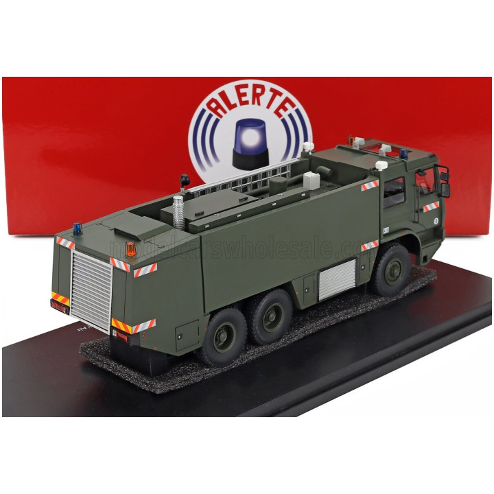 ALERTE RENAULT VMA 10 SIDES TANKER TRUCK AIRPORT 3-ASSI 2012 - MILITARY GREEN 1/43