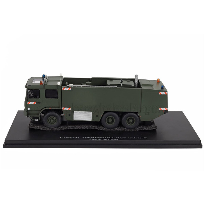 ALERTE RENAULT VMA 10 SIDES TANKER TRUCK AIRPORT 3-ASSI 2012 - MILITARY GREEN 1/43