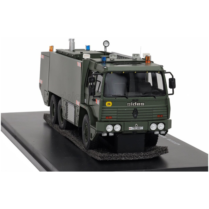 ALERTE RENAULT VMA 10 SIDES TANKER TRUCK AIRPORT 3-ASSI 2012 - MILITARY GREEN 1/43