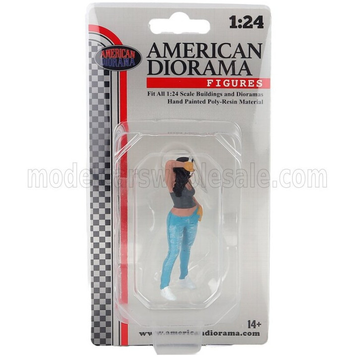 AMERICAN DIORAMA FIGURES GIRL - MUSCLE MECHANICS - 4 - VARIOUS 1/24