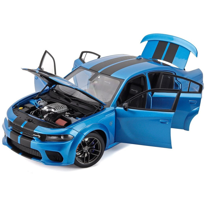 AUTOART DODGE CHARGER HELLCAT REDEYE JAILBREAK COUPE 2023 - B5 BLUE 1/18