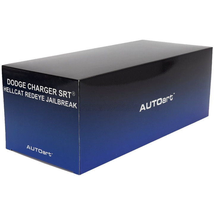 AUTOART DODGE CHARGER HELLCAT REDEYE JAILBREAK COUPE 2023 - PITCH BLACK 1/18