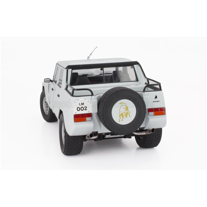 AUTOART LAMBORGHINI LM002 PICK-UP 1986 - BIANCO POLO - PARK WHITE 1/18