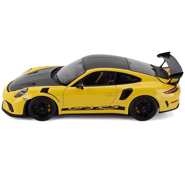 AUTOART PORSCHE 911 991-2 GT3 RS COUPE WEISSACH PACKAGE 2017 - RACING YELLOW 1/18