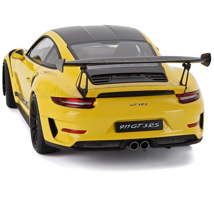 AUTOART PORSCHE 911 991-2 GT3 RS COUPE WEISSACH PACKAGE 2017 - RACING YELLOW 1/18