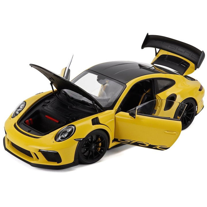 AUTOART PORSCHE 911 991-2 GT3 RS COUPE WEISSACH PACKAGE 2017 - RACING YELLOW 1/18