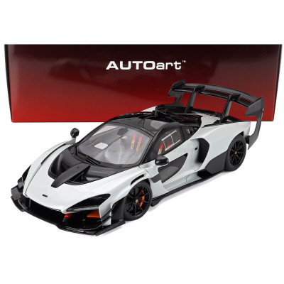 AUTOART McLAREN SENNA GTR 2021 - SILICA WHITE 1/18